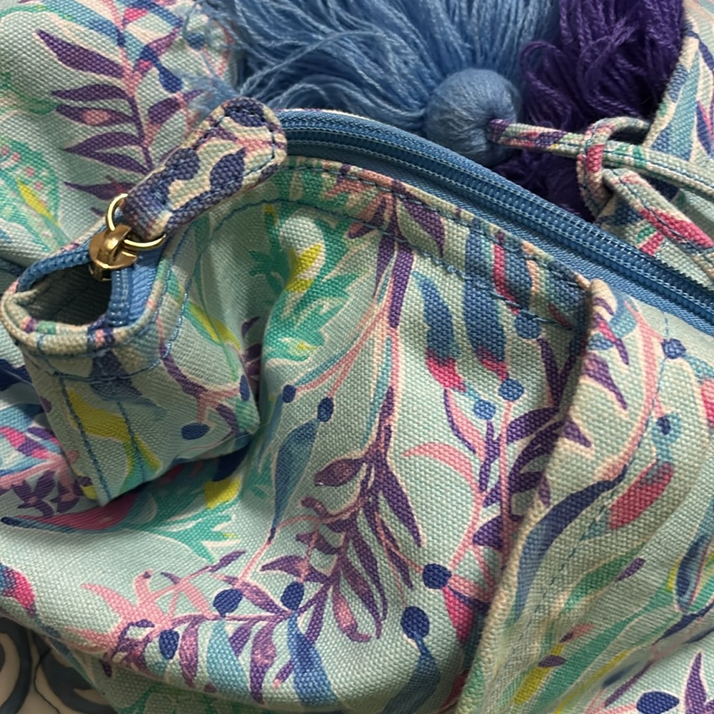 Lilly Pulitzer Colorful Patterned Tote Bag - Picture 3 of 7